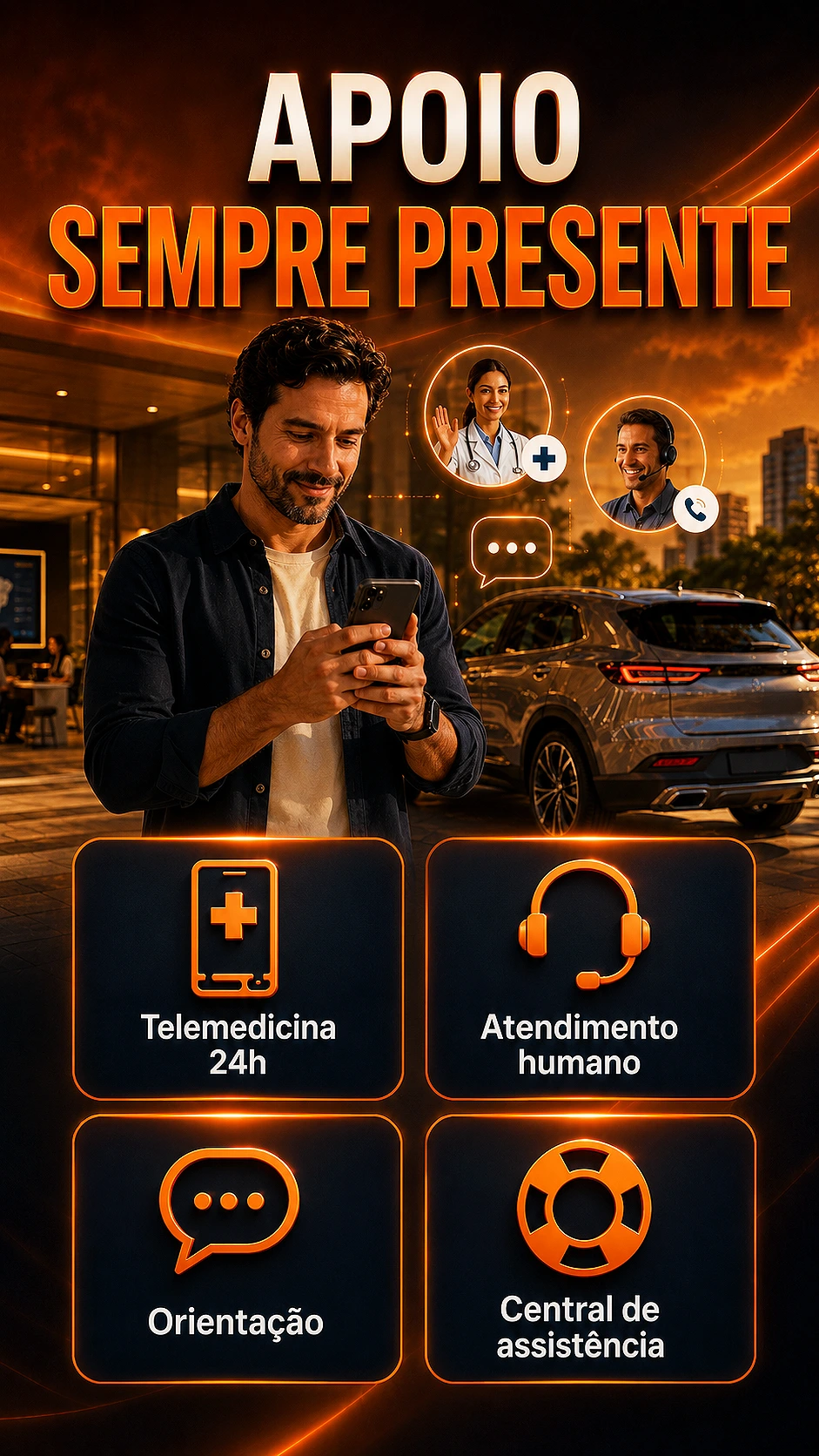 Atendimento humano e central de assistência da Agibens